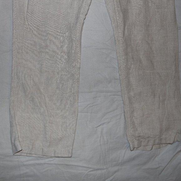 Caribbean Cargo Linen Pants Waist 32x32 Inseam - Picture 4 of 11